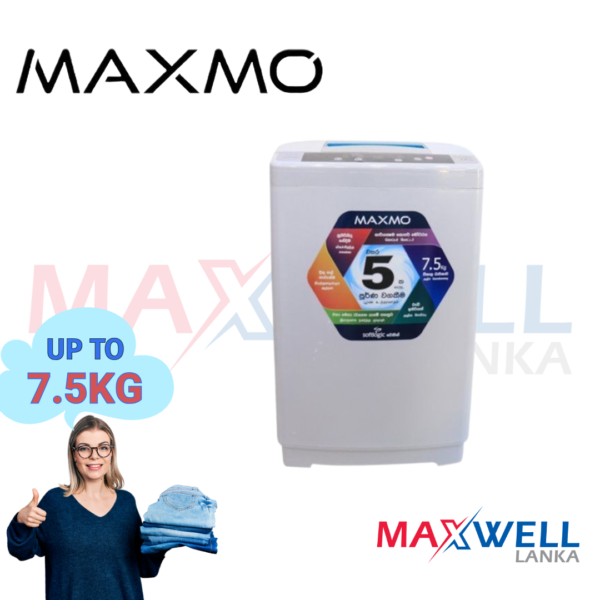 MAXMO Fully Automatic Washing Machine - 7.5KG (SL-FA75AS)